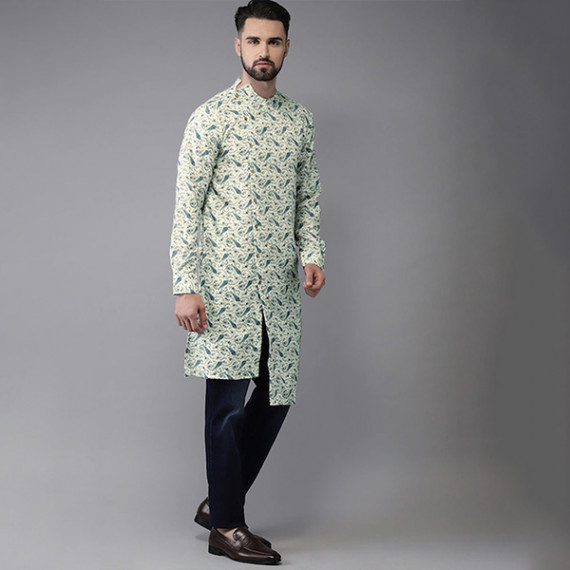 http://13.233.79.61/products/men-sea-green-blue-printed-fusion-straight-kurta